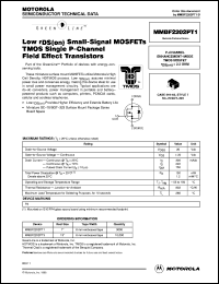 Click here to download MMBF2202PT1 Datasheet