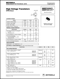 Click here to download MMBT5550LT1 Datasheet