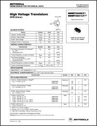 Click here to download MMBT5551LT1 Datasheet