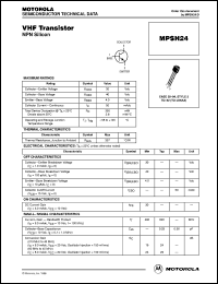 Click here to download MPSH24 Datasheet
