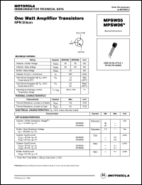 Click here to download MPSW05 Datasheet