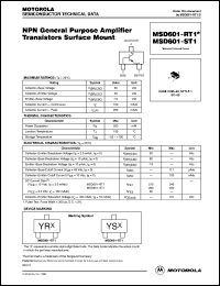 Click here to download MSD601-ST1 Datasheet
