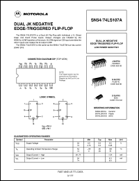 Click here to download SN54LS107 Datasheet
