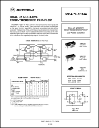 Click here to download SN74LS114AN Datasheet