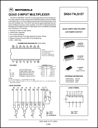 Click here to download SN74LS157D Datasheet