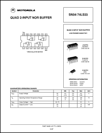 Click here to download SN54LS33 Datasheet