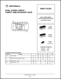 Click here to download SN54LS51 Datasheet