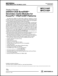 Click here to download MPC2104PDG66 Datasheet