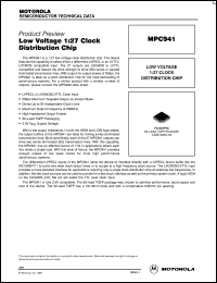 Click here to download MPC941FA Datasheet