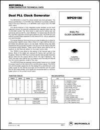 Click here to download MPC9100FA Datasheet