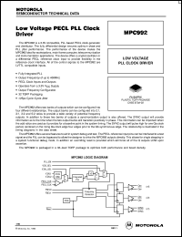 Click here to download MPC992 Datasheet