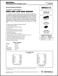 Click here to download MPIC2113DW Datasheet