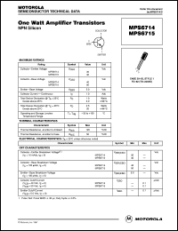 Click here to download MPS6715 Datasheet