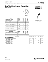 Click here to download MPSW13 Datasheet