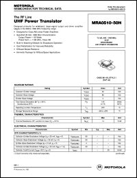 Click here to download MRA0510-50 Datasheet