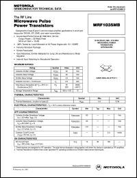 Click here to download MRF1035MB Datasheet