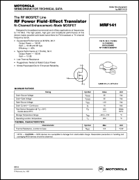 Click here to download MRF141 Datasheet