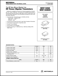 Click here to download MRF15060S Datasheet