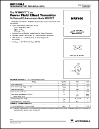 Click here to download MRF160 Datasheet