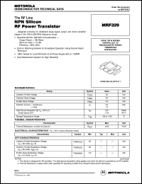 Click here to download MRF329 Datasheet