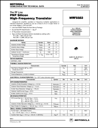 Click here to download MRF5583 Datasheet