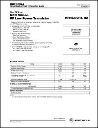 Click here to download MRF8372R2 Datasheet