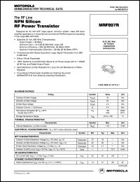 Click here to download MRF897R Datasheet