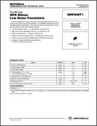 Click here to download MRF949T1 Datasheet