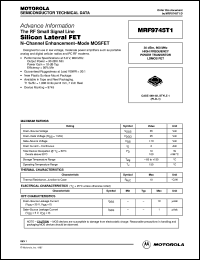Click here to download MRF9745T1 Datasheet