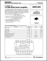 Click here to download MRFIC1805 Datasheet