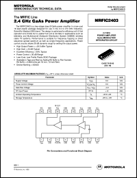 Click here to download MRFIC2403 Datasheet