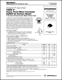 Click here to download MTB30P06 Datasheet