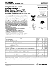 Click here to download MTB50P03 Datasheet