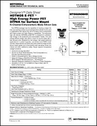 Click here to download MTB60N06 Datasheet