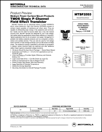 Click here to download MTSF3203R2 Datasheet