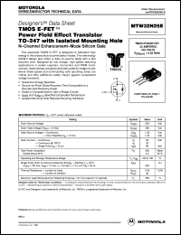 Click here to download MTW32N25 Datasheet