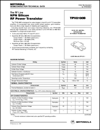 Click here to download TPV8100B Datasheet