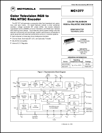 Click here to download MC1377DW Datasheet
