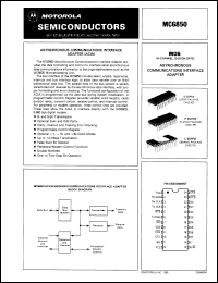 Click here to download MC6850CP Datasheet