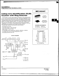 Click here to download MC145447DW Datasheet
