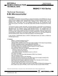 Click here to download MC68HC711KA2MFS2 Datasheet