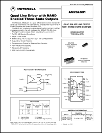 Click here to download AM26LS31 Datasheet