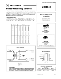 Click here to download MC12040FN Datasheet