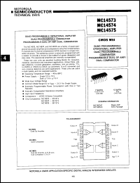 Click here to download MC14574P Datasheet