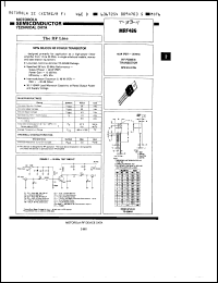 Click here to download MRF486 Datasheet