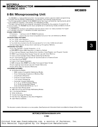 Click here to download MC6809S Datasheet