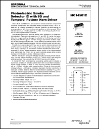 Click here to download MC145012DW Datasheet