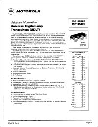 Click here to download MC145422L Datasheet