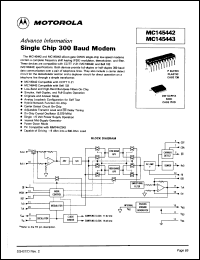 Click here to download MC145443DW Datasheet
