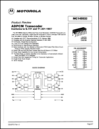 Click here to download MC145532L Datasheet